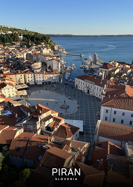 Piran, Slovenia Coastal Cityscape
