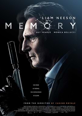 Liam Neeson in Memory Movie Poster