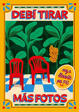 Retro Puerto Rican Travel Poster