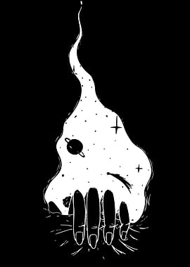 Cosmic Hand Illustration