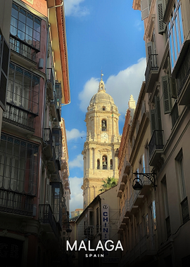 Malaga Cathedral Tower