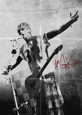 Machine Gun Kelly performing live
