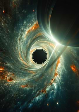 Black Hole and Planet