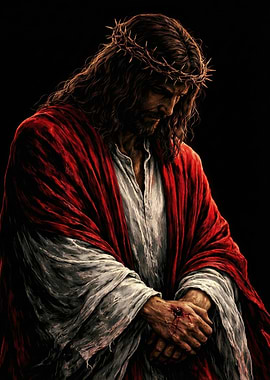 Jesus Christ with Crown of Thorns