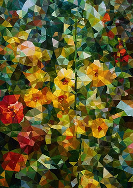 Abstract Floral Painting