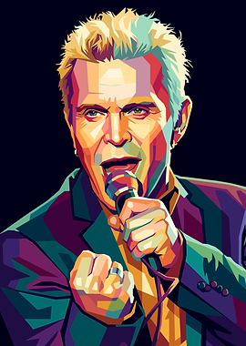 Billy Idol Pop Art Portrait