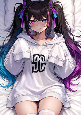 Jini in Hoodie