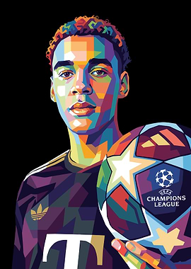 Jamal Musiala Wpap Art