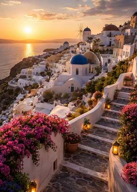 Santorini Sunset Village