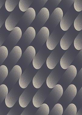 Abstract Stippled Ellipse Pattern