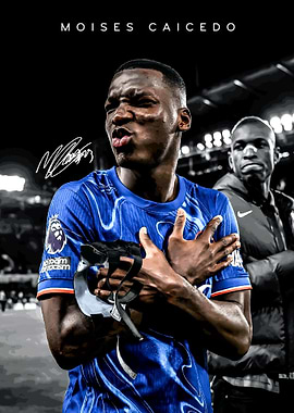 Moises Caicedo Chelsea Celebration