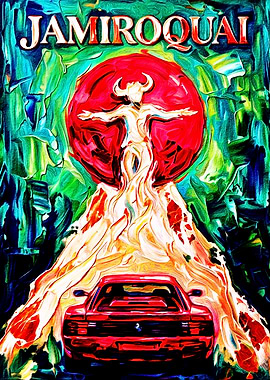 Jamiroquai Album Cover with Car