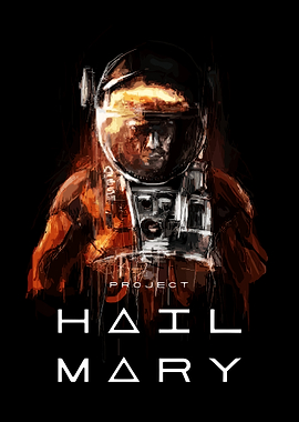 Project Hail Mary Astronaut Art