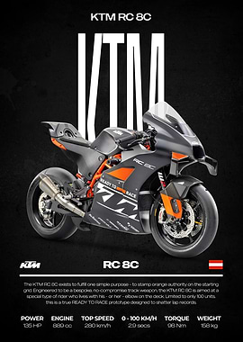 KTM RC 8C Motorcycle