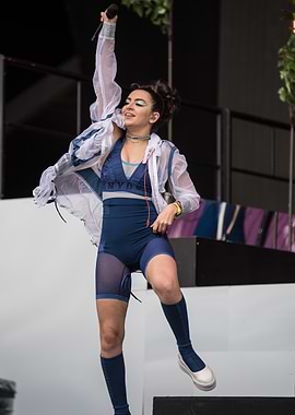 Charli XCX Performing on Stage