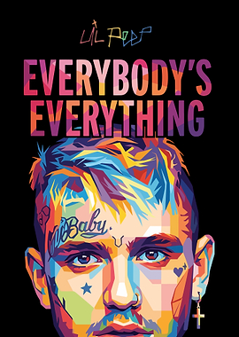 Lil Peep 'Everybody's Everything' Pop Art