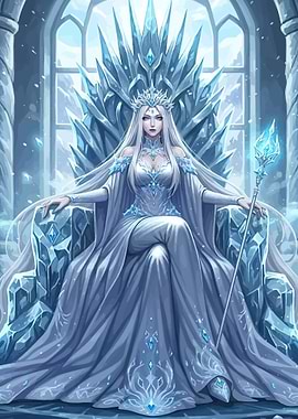 Ice Queen on Throne