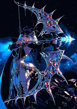 Fantasy Archer with Ornate Bow