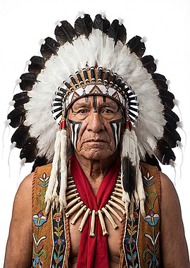 Native American Chief Portrait