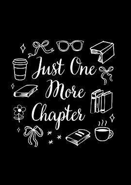 Just One More Chapter Book Lover Design
