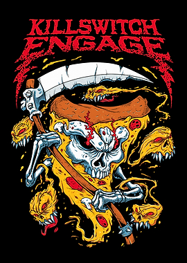 Killswitch Engage Pizza Grim Reaper
