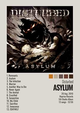 Disturbed Asylum Album Cover