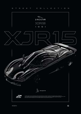 Jaguar XJR-15 1991 Poster
