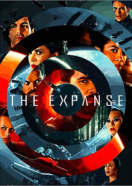 The Expanse Sci-Fi Series Poster