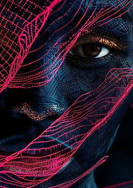 Cyberpunk Woman Portrait