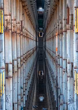 Perspective View of Concrete Structure