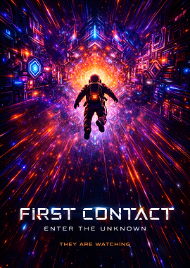 Astronaut in a Digital Wormhole