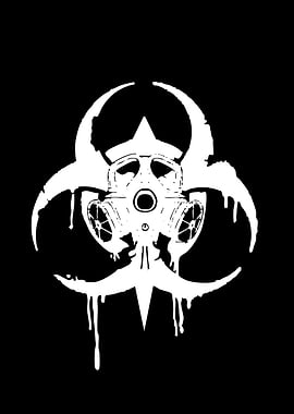 Biohazard Gas Mask Symbol