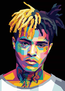 XXXTentacion Pop Art Portrait