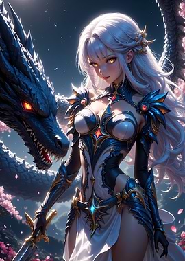 Dragon Rider Warrior Woman