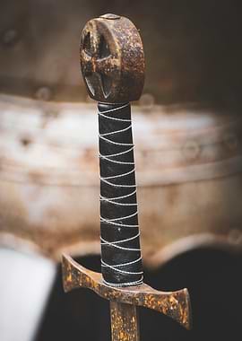 Rusty Medieval Sword Hilt