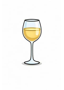 Glass of White Wine