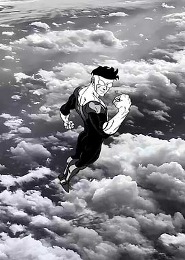 Invincible Flying Art