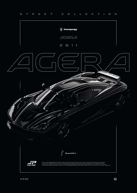 Koenigsegg Agera 2011 Black Sports Car