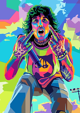 Oli Sykes Pop Art Portrait