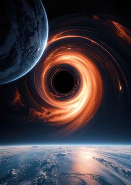 Black Hole and Planets