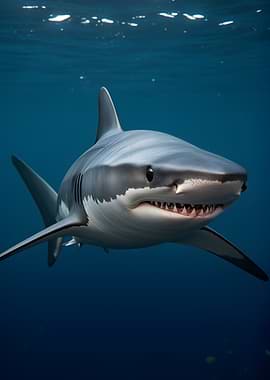 Great White Shark Underwater