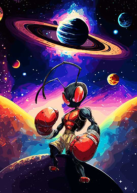 Boxing Ant in Outer Space