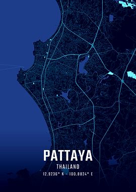Pattaya Midnight City Map