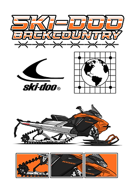 Ski-Doo Backcountry Snowmobile
