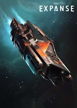 The Expanse Spaceship in Space