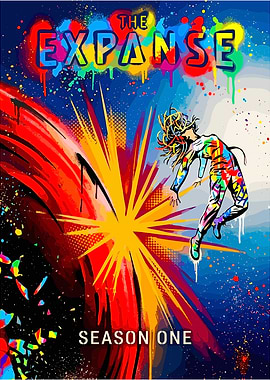 The Expanse Season One Colorful Cosmic Poster