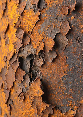 Peeling Rusty Metal Texture