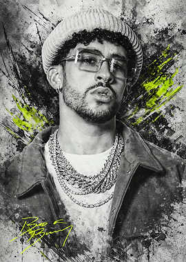 Bad Bunny Portrait