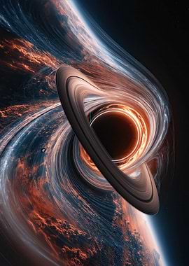 Black Hole with Accretion Disk and Ring