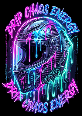 Drip Chaos Energy Helmet